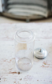 Vintage French Glass Canister