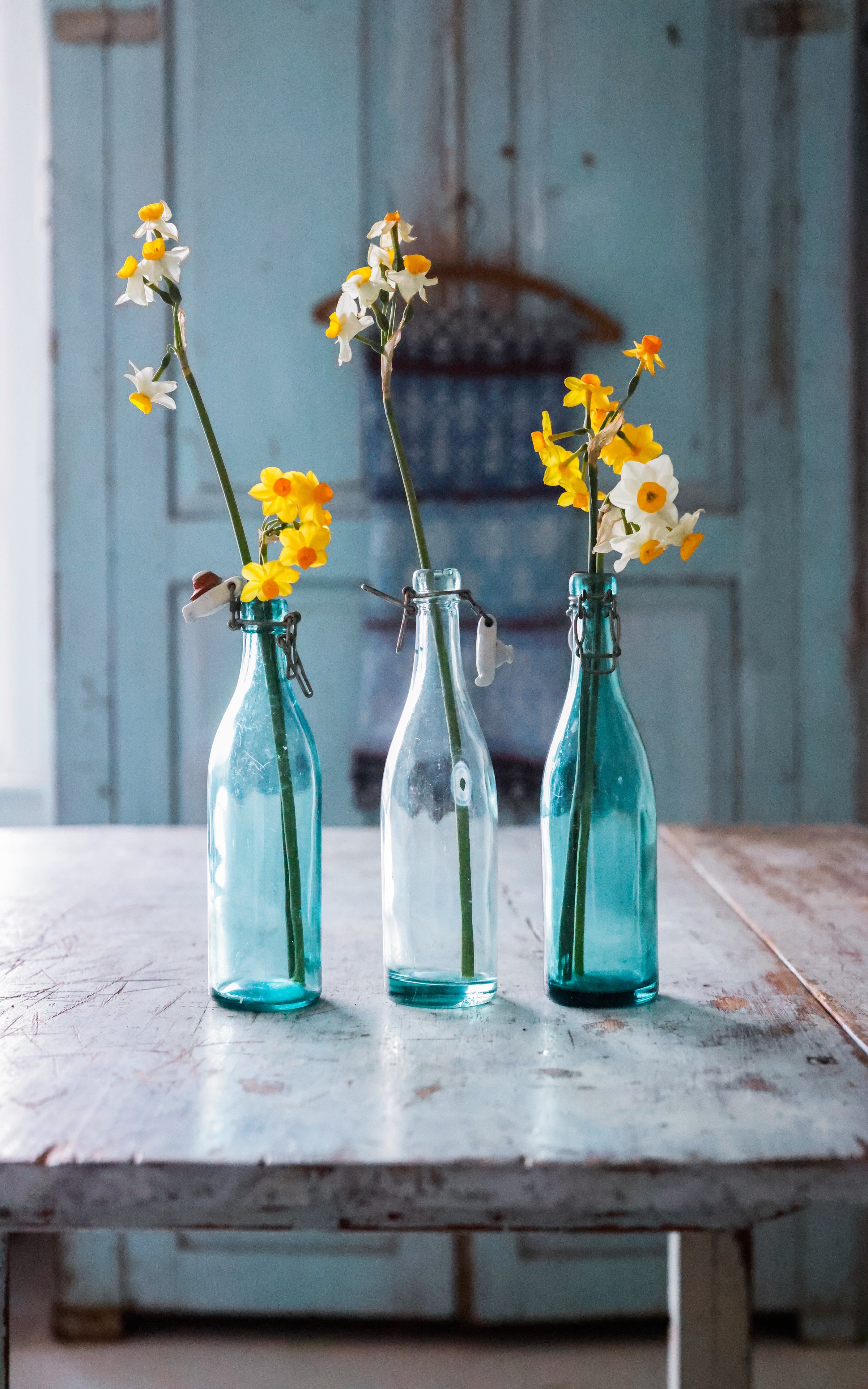 Set of Three Petite Vintage Swedish Bottles