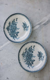Set of Two Vintage French Ironstone Plates