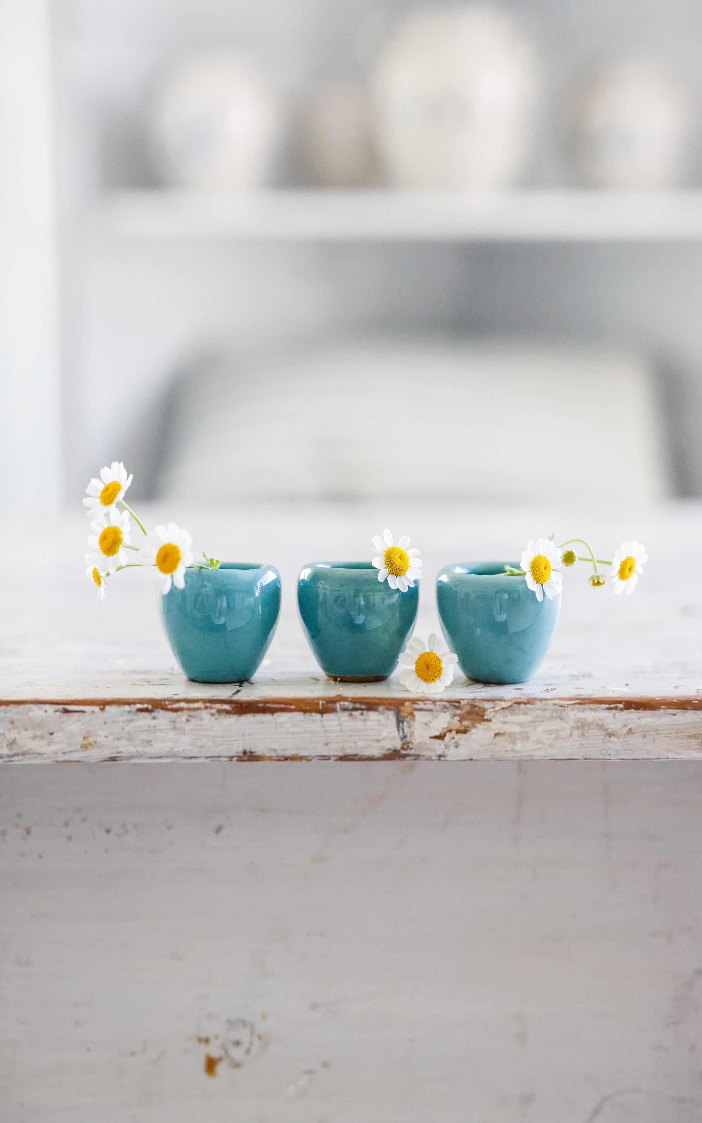 Set of Three Vintage French Escargot Pots