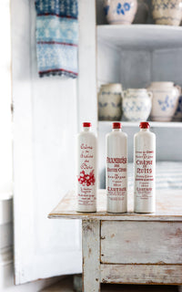 Vintage Set of Three French Stoneware Bottles