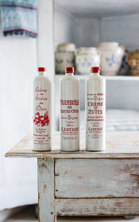 Vintage Set of Three French Stoneware Bottles