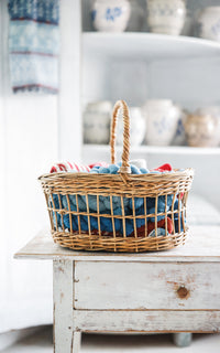 Vintage French Boulangerie Basket