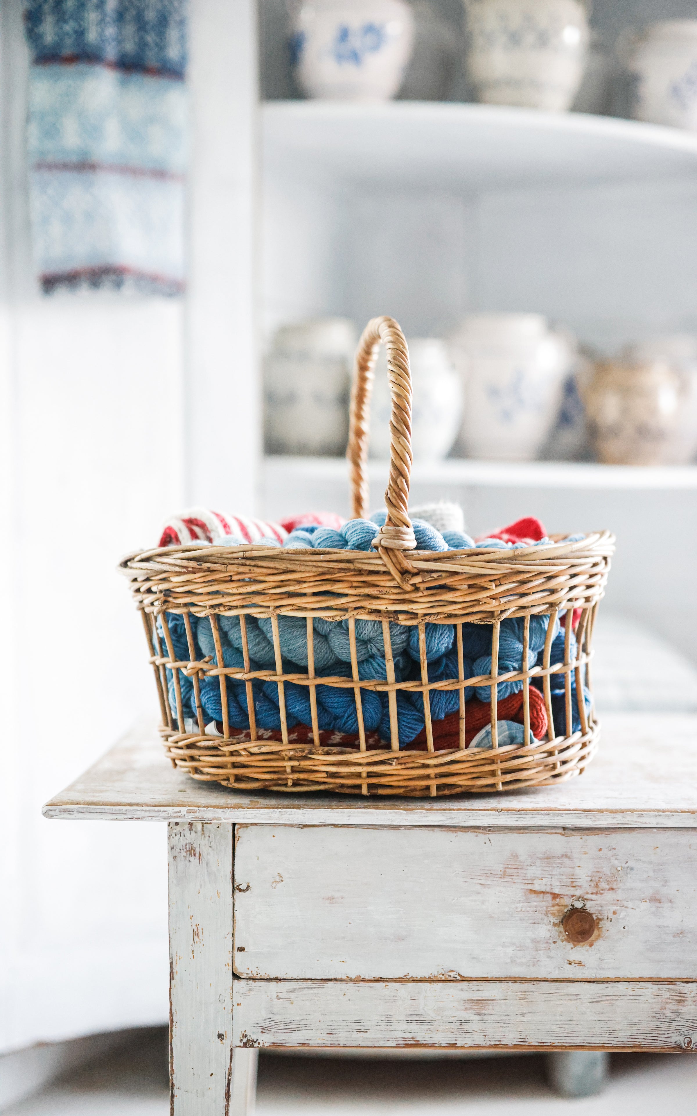 Vintage French Boulangerie Basket