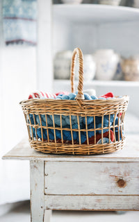 Vintage French Boulangerie Basket