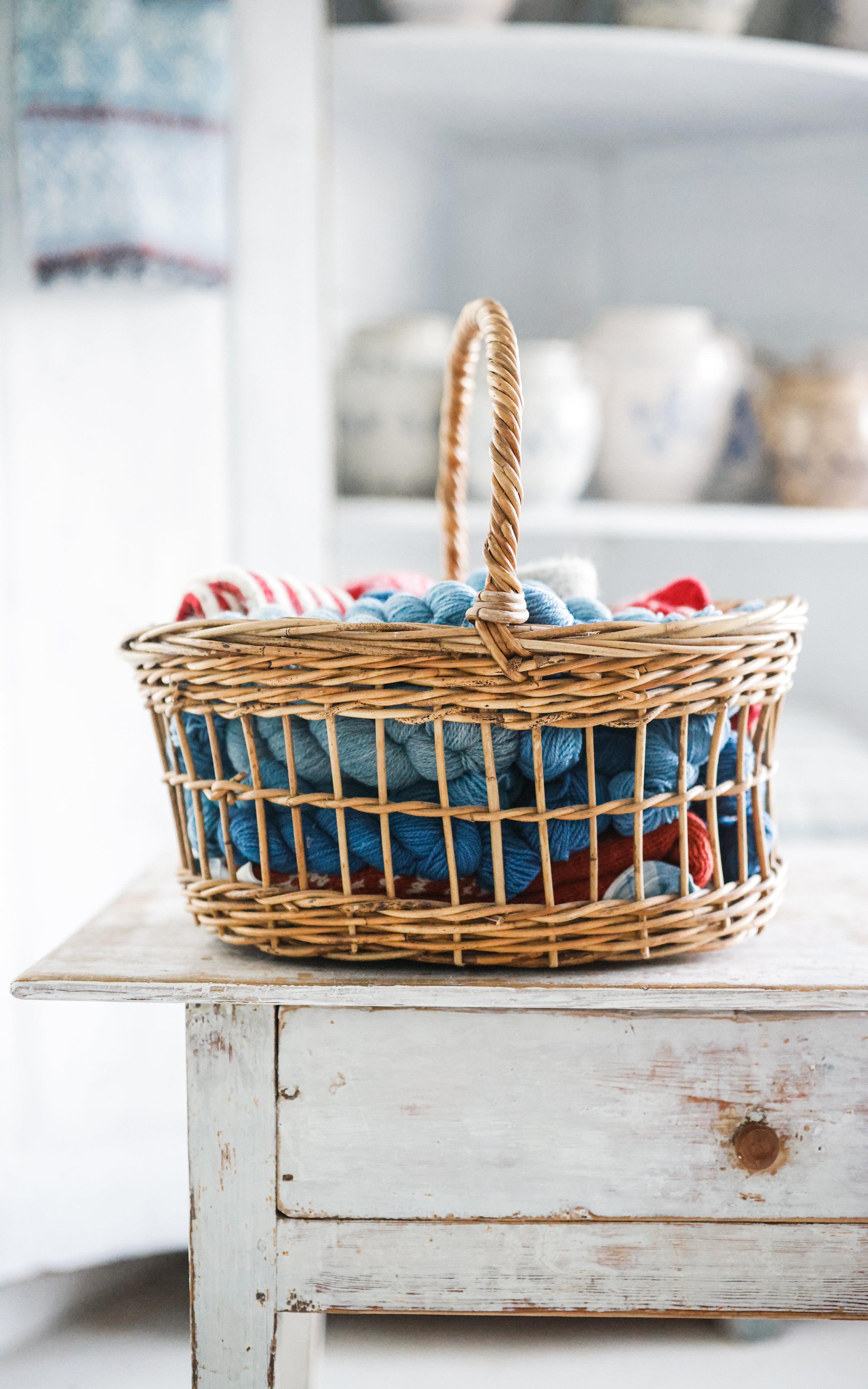 Vintage French Boulangerie Basket