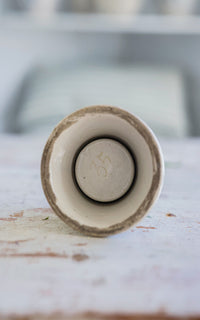 Vintage French Stoneware Match Striker