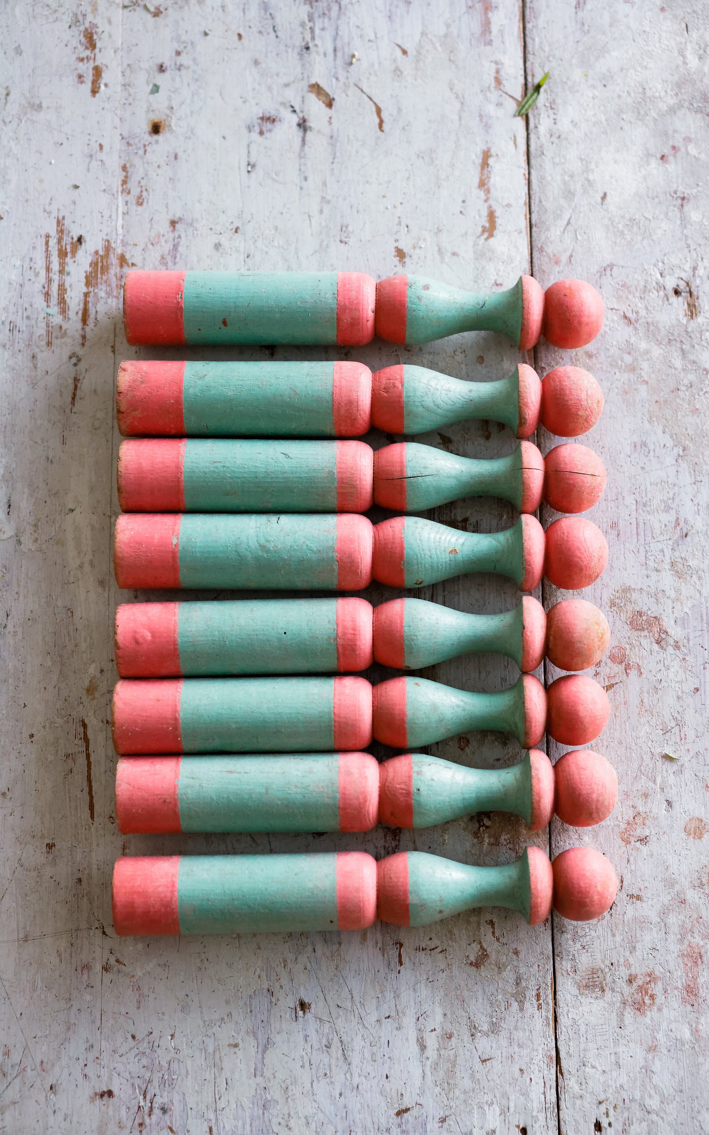 Vintage French Skittle Game
