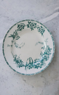 Vintage French Stoneware Plate