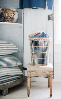 Petite Vintage French Boulangerie Basket