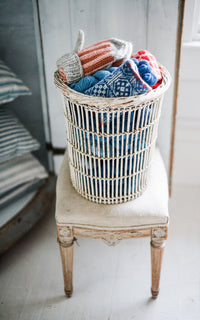 Petite Vintage French Boulangerie Basket