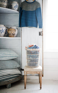 Petite Vintage French Boulangerie Basket