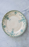 Set of Four Vintage French Transferware Plates