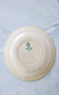 Set of Four Vintage French Transferware Plates