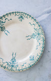 Set of Four Vintage French Transferware Plates