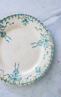 Set of Four Vintage French Transferware Plates
