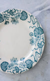 Set of Four Vintage French Transferware Plates