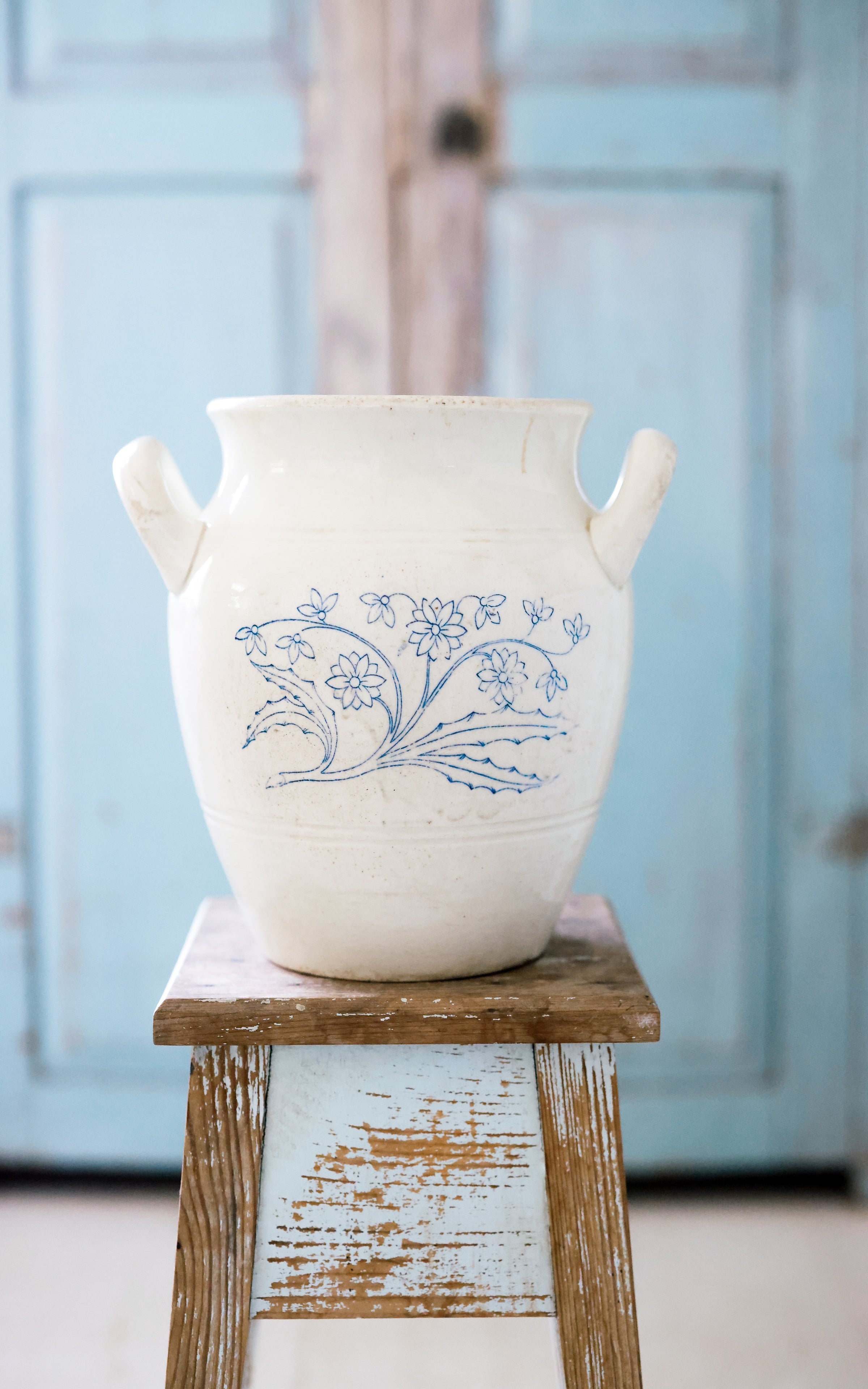 Vintage Swedish Stoneware Crock~D
