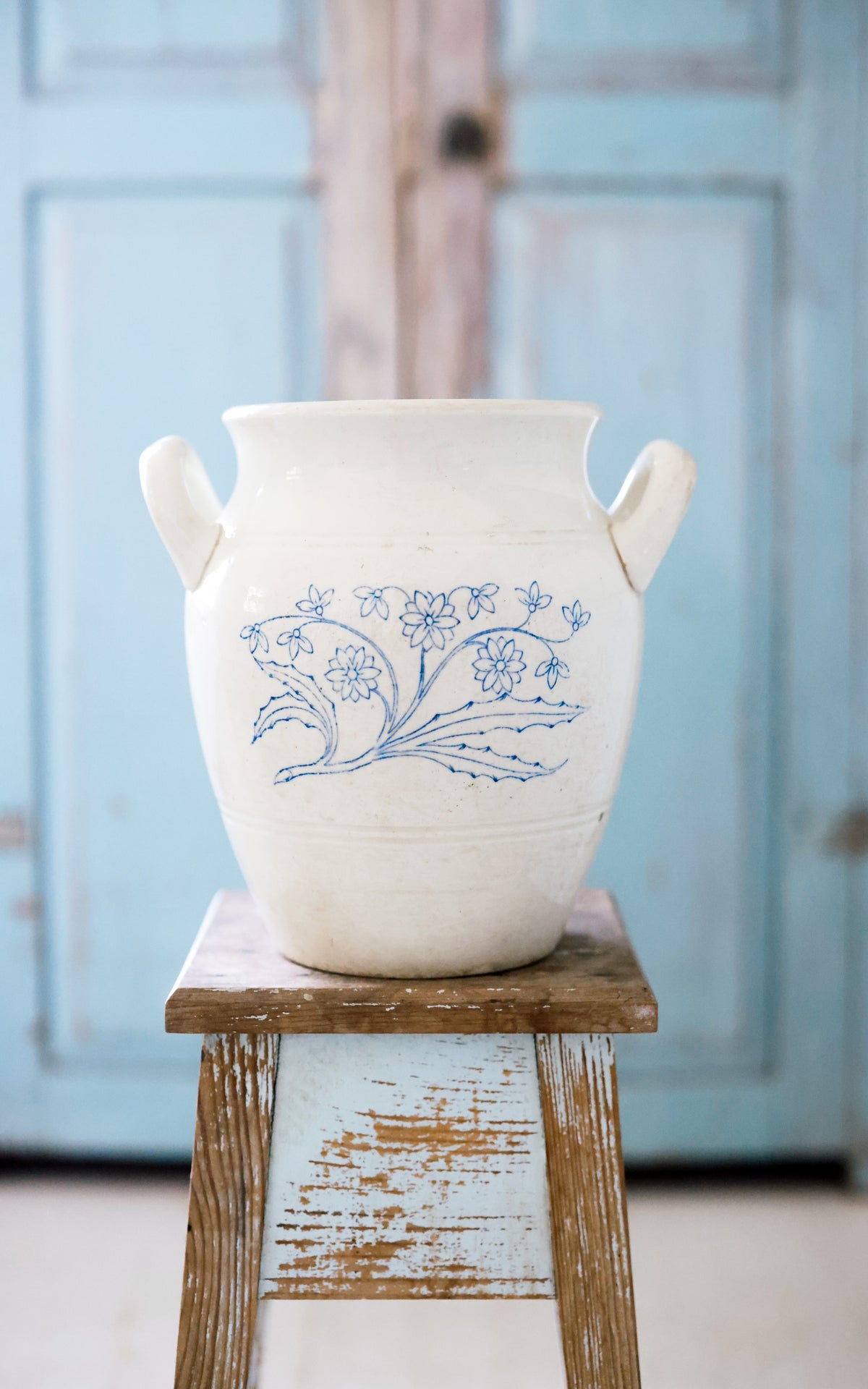 Vintage Swedish Stoneware Crock~D