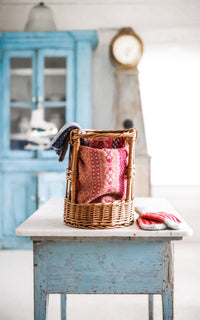 Petite Vintage French Boulangerie Basket
