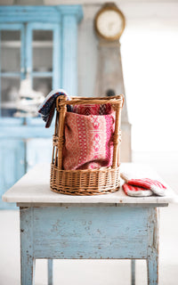 Petite Vintage French Boulangerie Basket