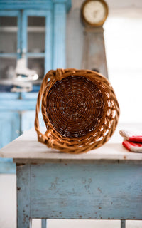 Petite Vintage French Boulangerie Basket