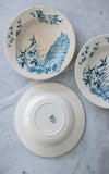 Set of Three Vintage French Stoneware Plates