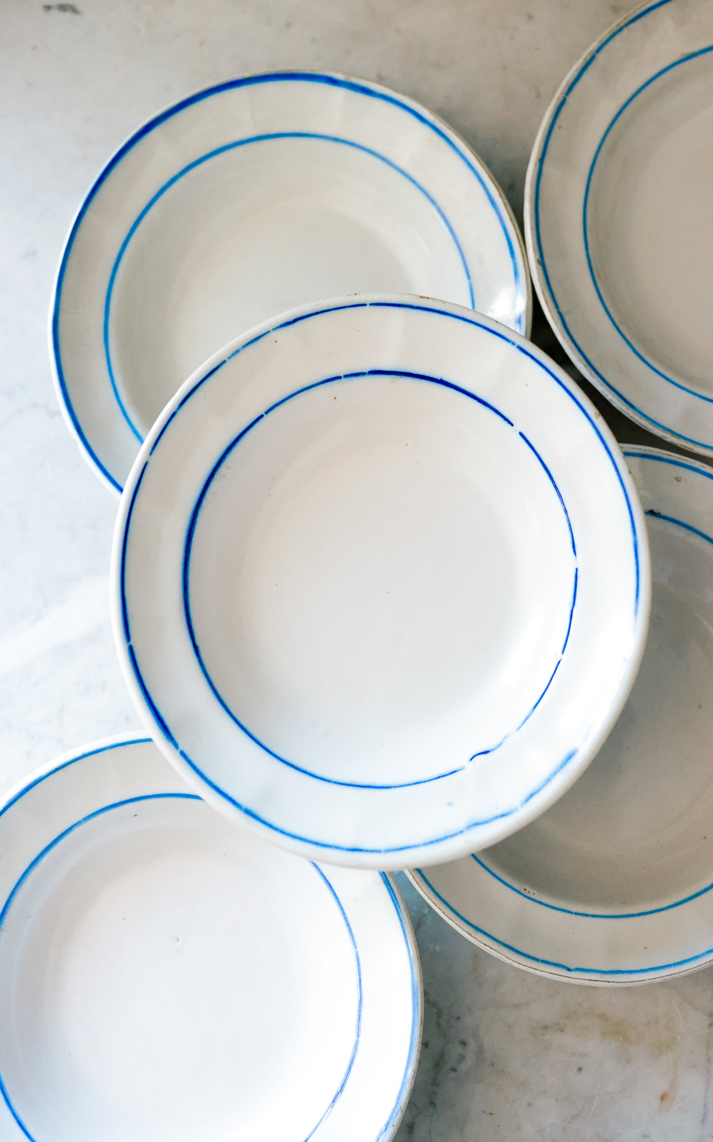 Set of Five Vintage French Bowls