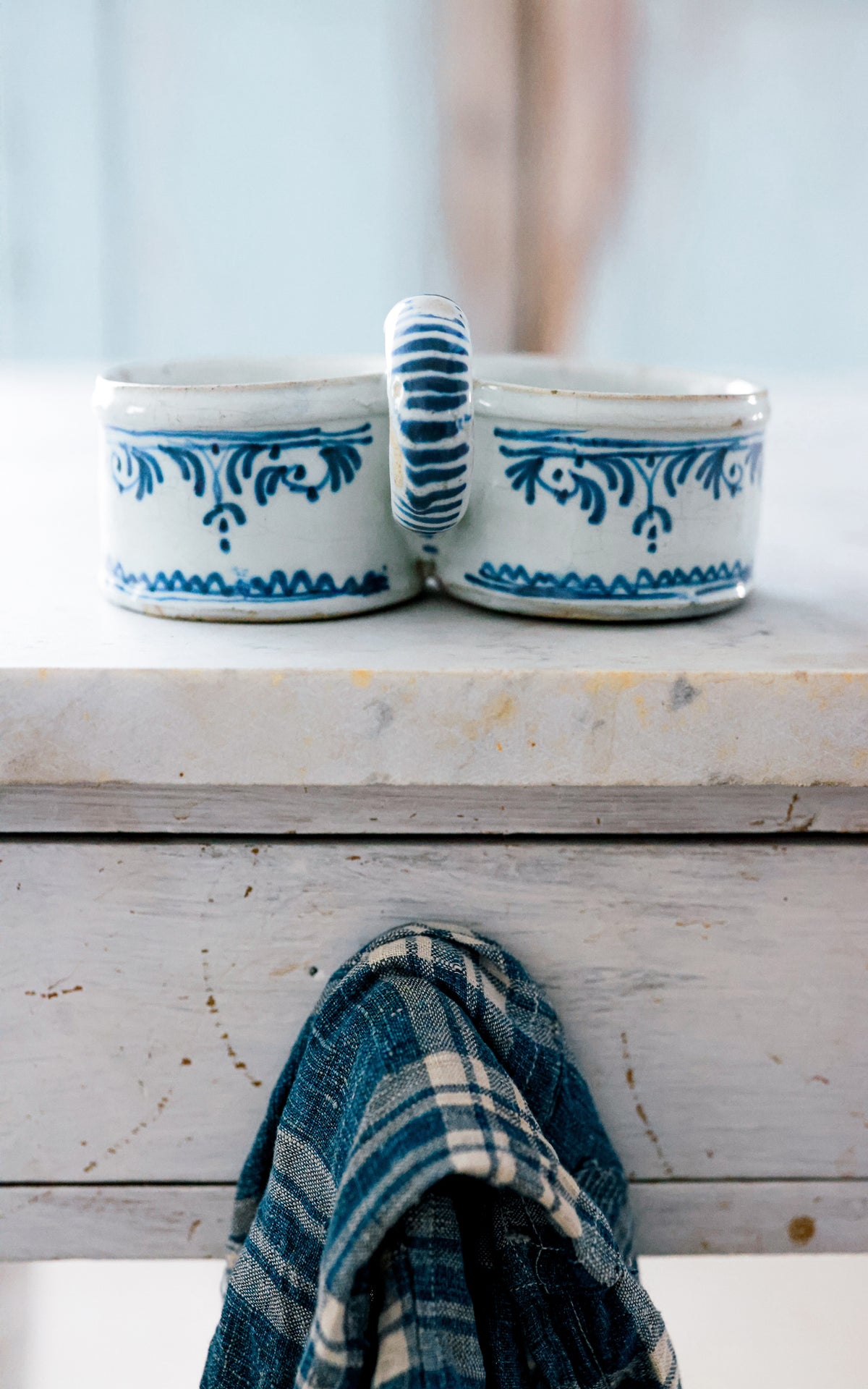 Vintage French Stoneware Dish