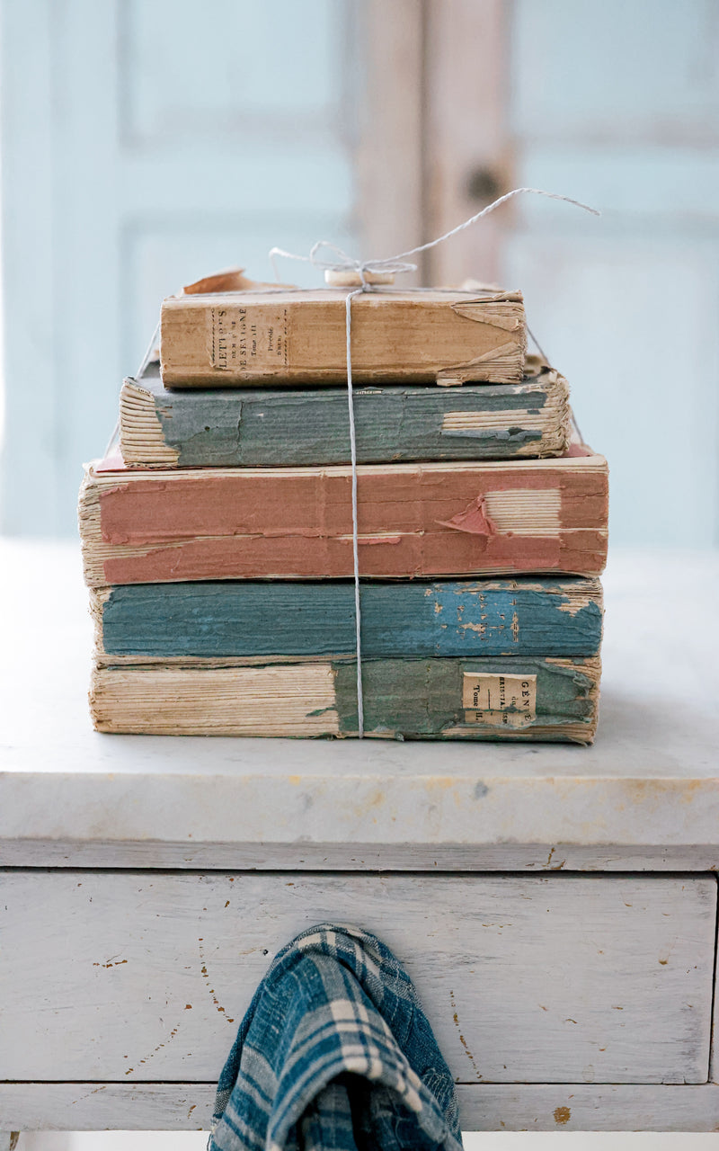 Set of Five Vintage French Books