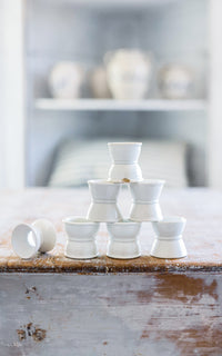 Set of Seven Vintage French Egg Cups