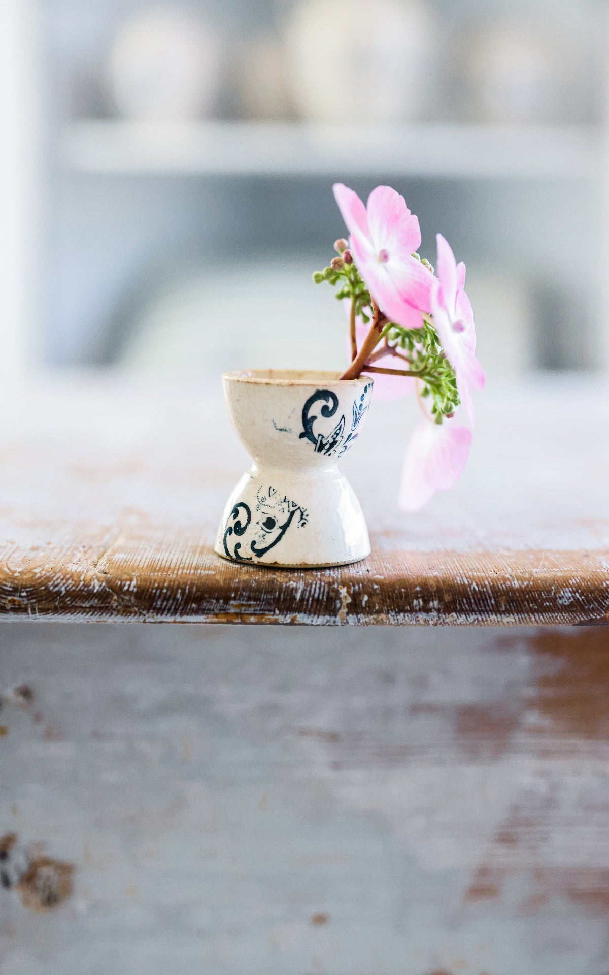Vintage French Stoneware Egg Cup
