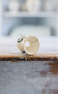 Vintage French Stoneware Egg Cup