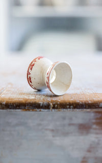 Vintage French Stoneware Egg Cup