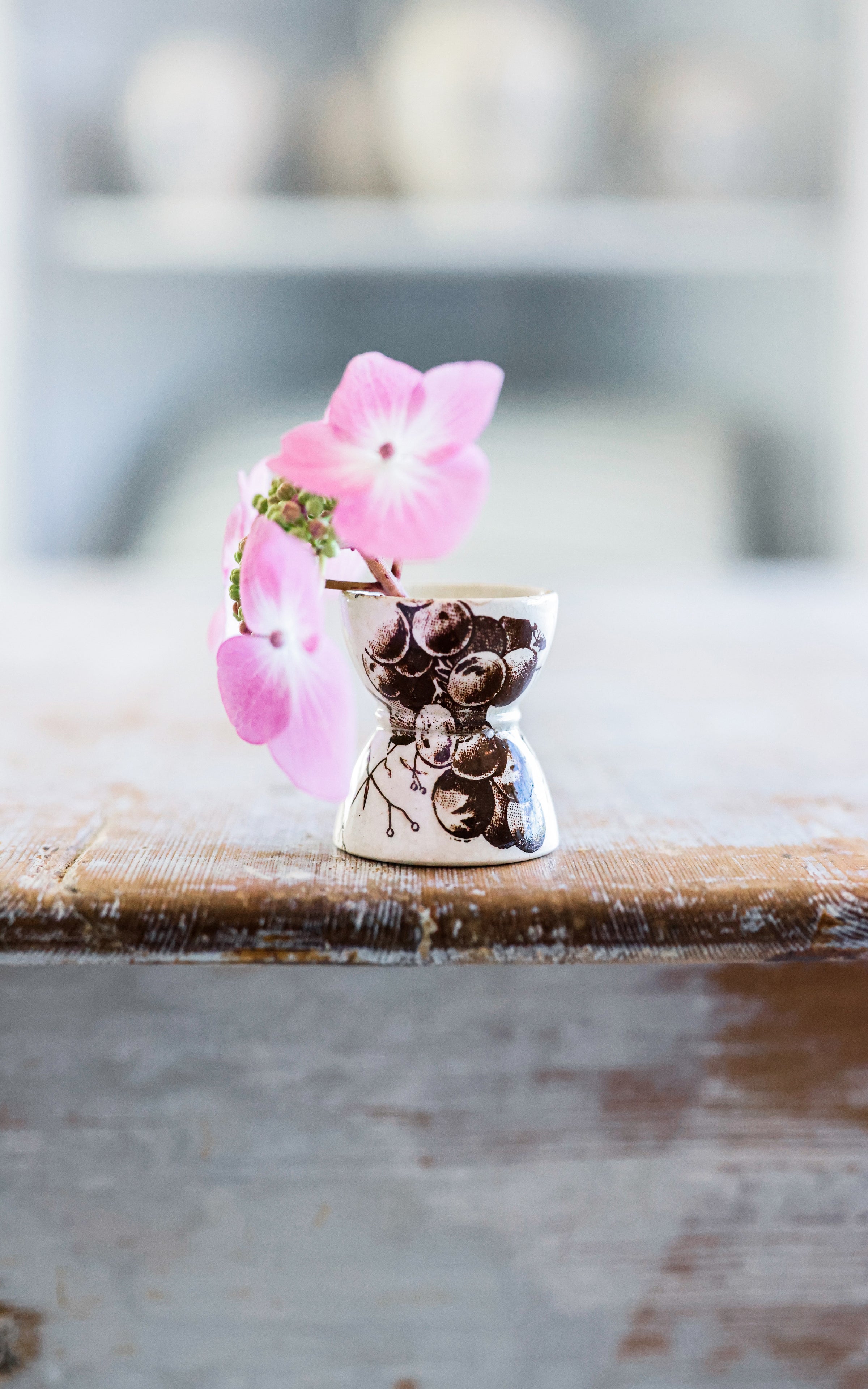 Vintage French Stoneware Egg Cup