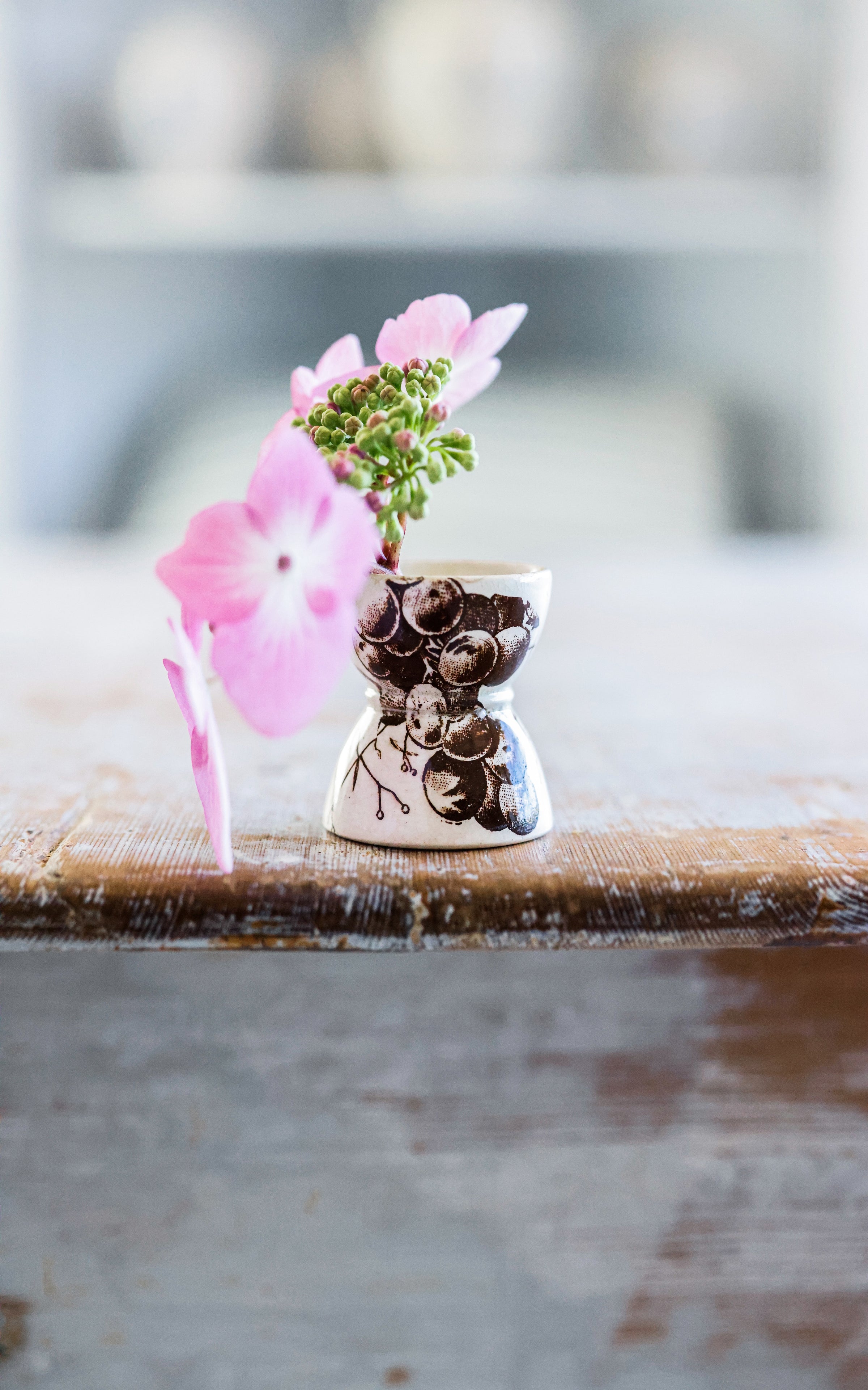 Vintage French Stoneware Egg Cup