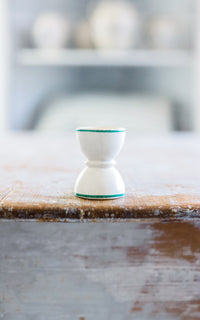 Vintage French Stoneware Egg Cup