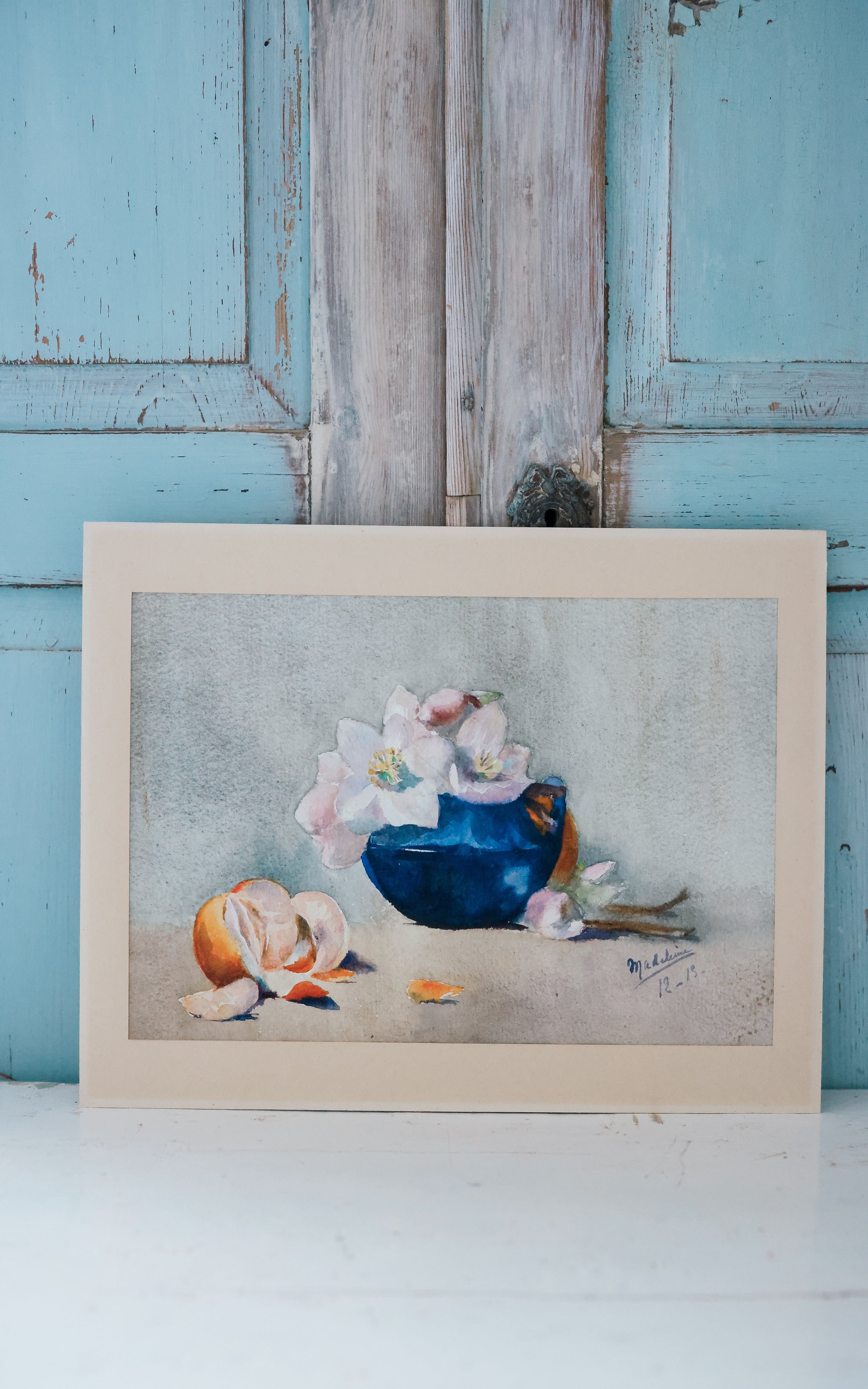 Vintage French Watercolor