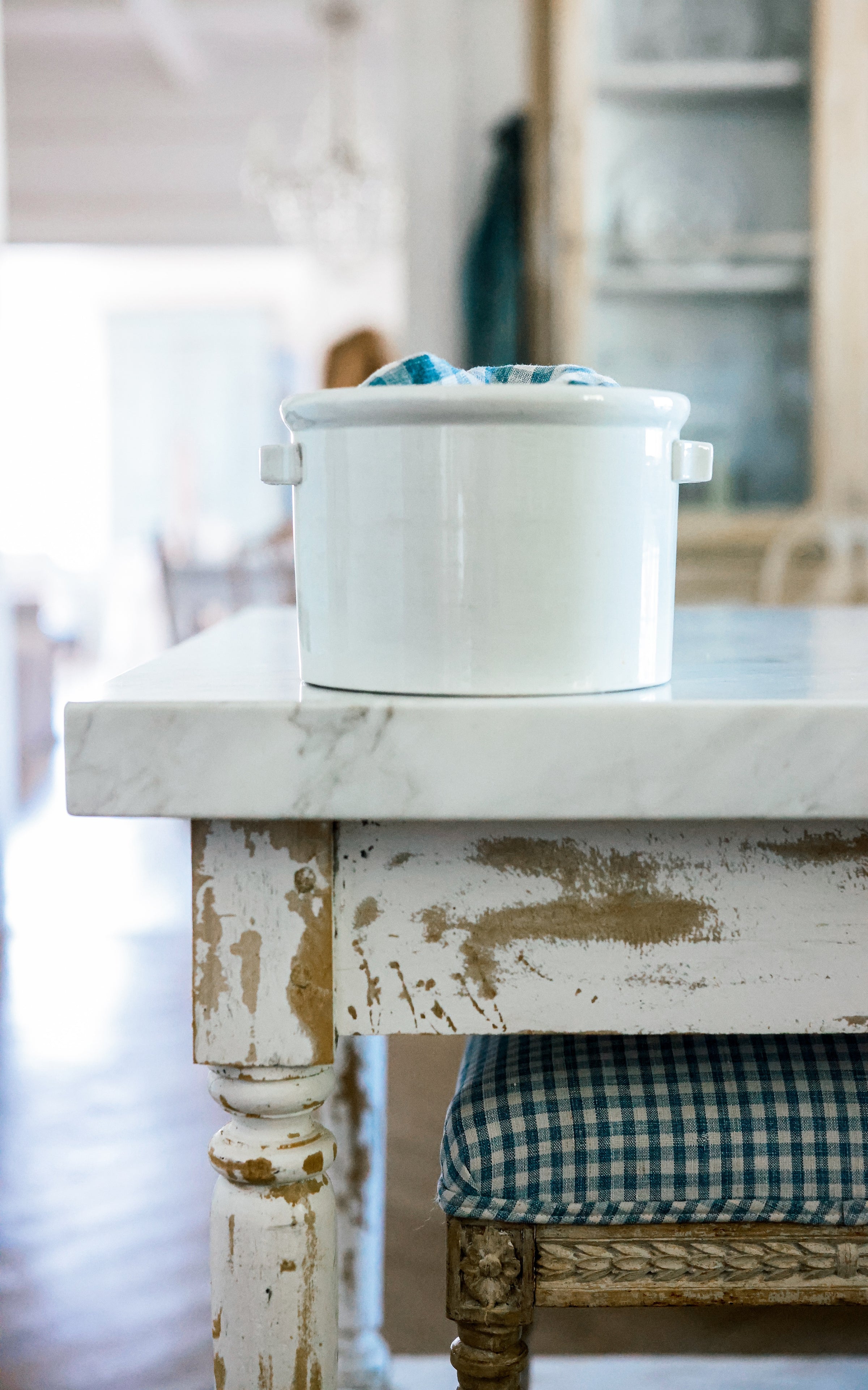 Vintage French Stoneware Crock