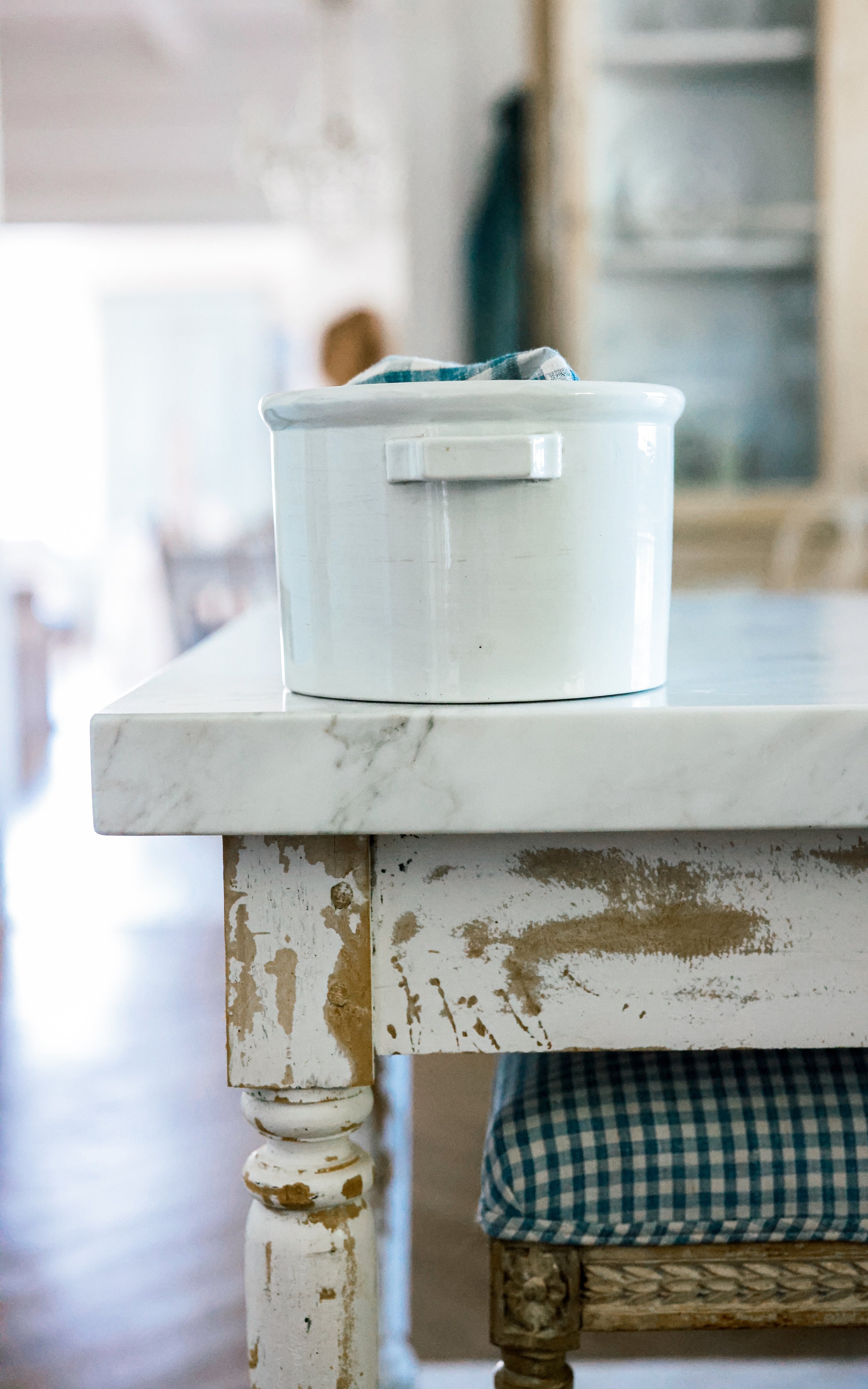 Vintage French Stoneware Crock
