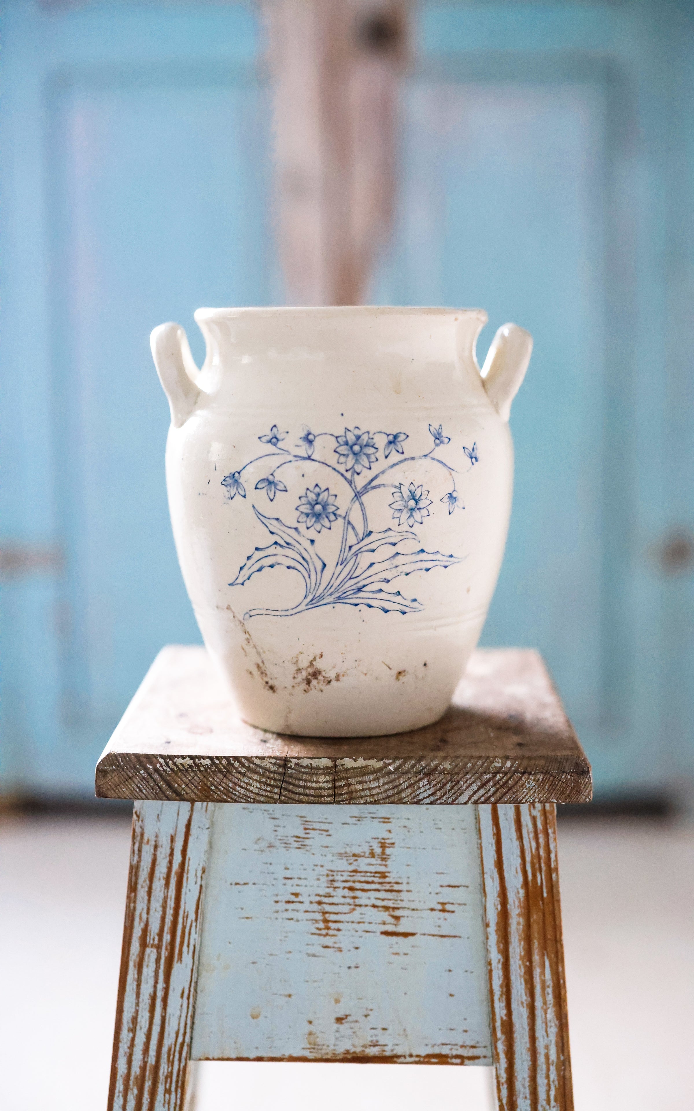 Vintage Swedish Stoneware Crock ~G