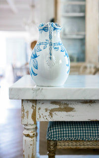 Vintage French Stoneware Pitcher