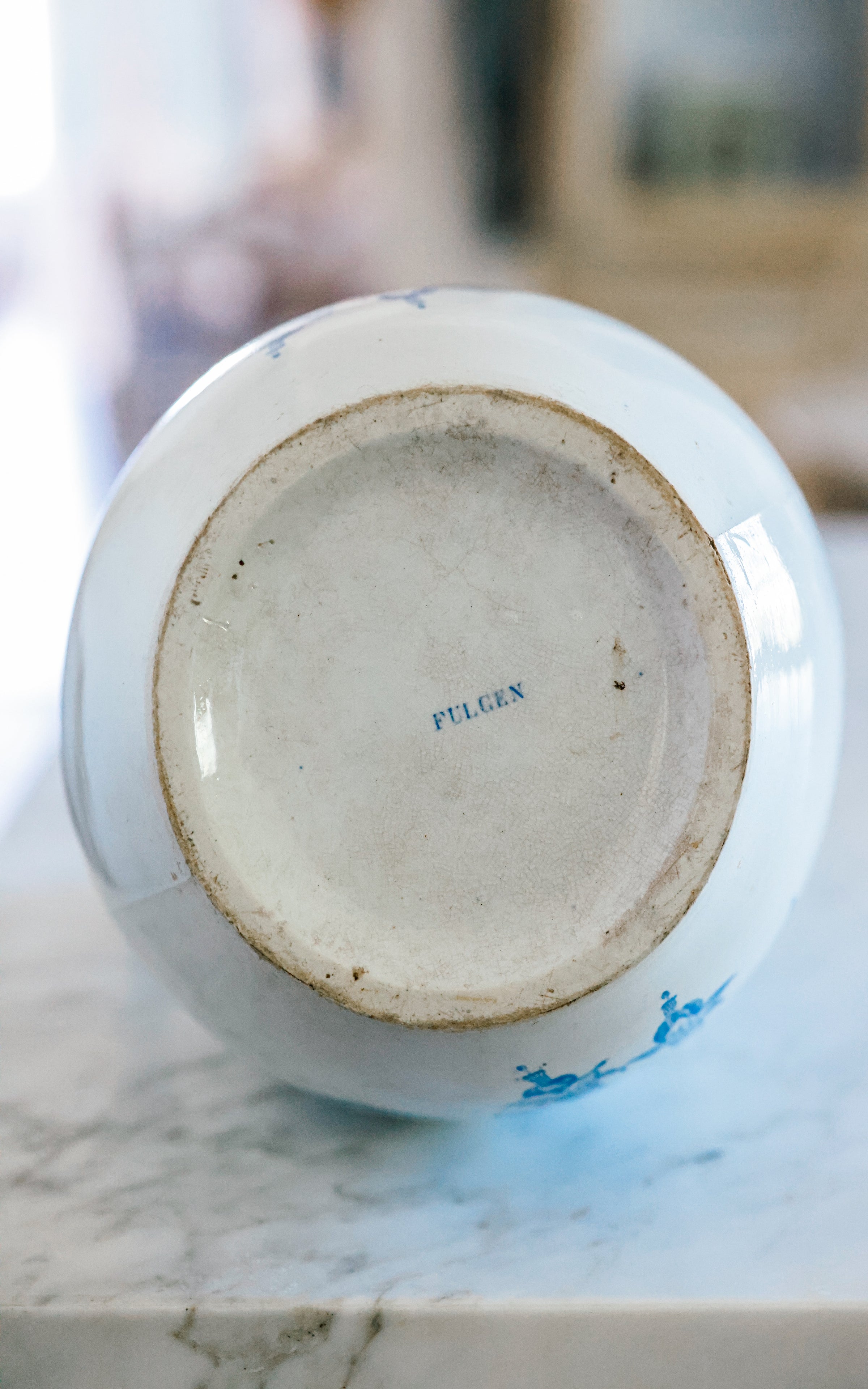 Vintage French Stoneware Pitcher