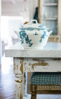 Vintage French Stoneware Tureen