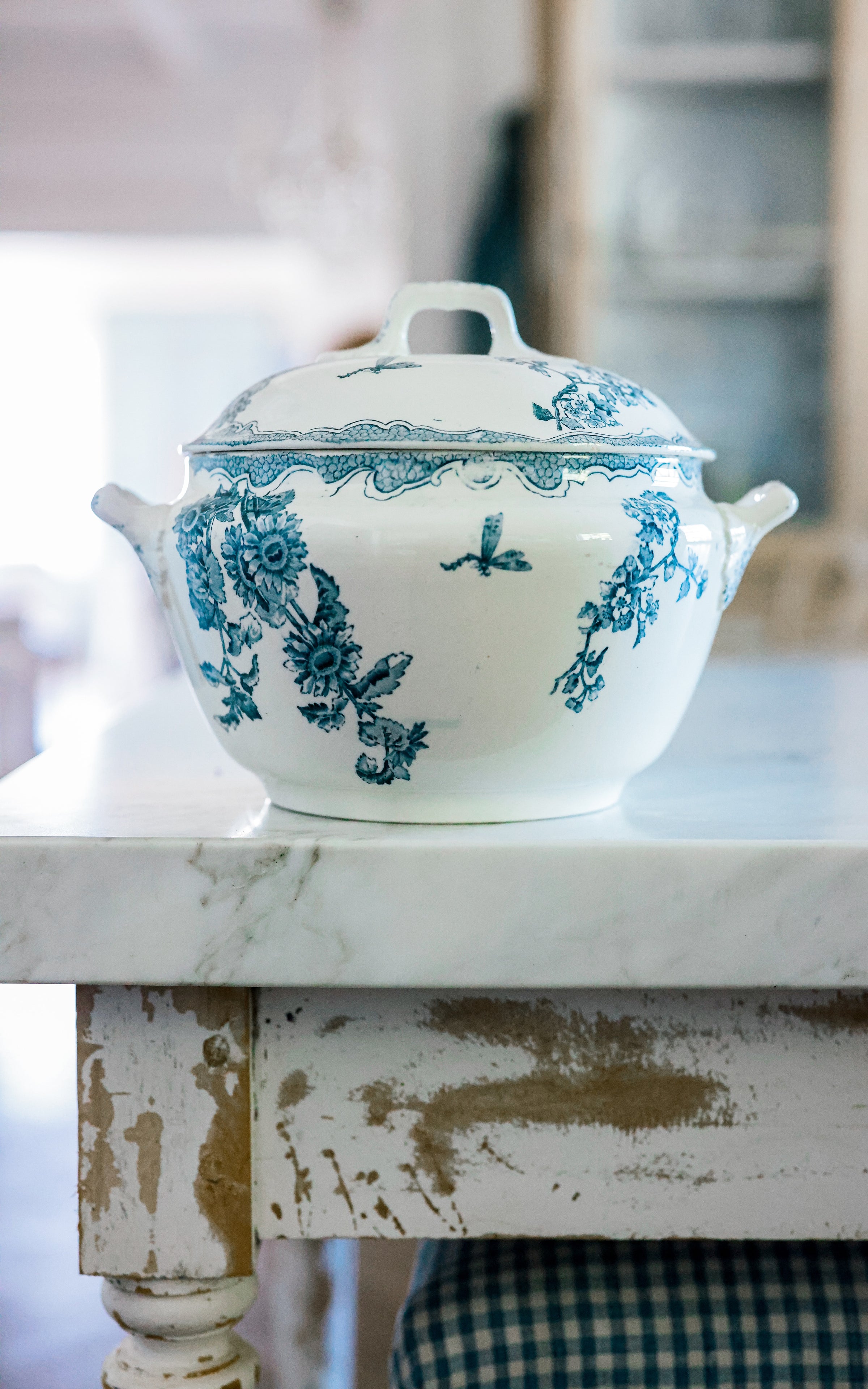 Vintage French Stoneware Tureen