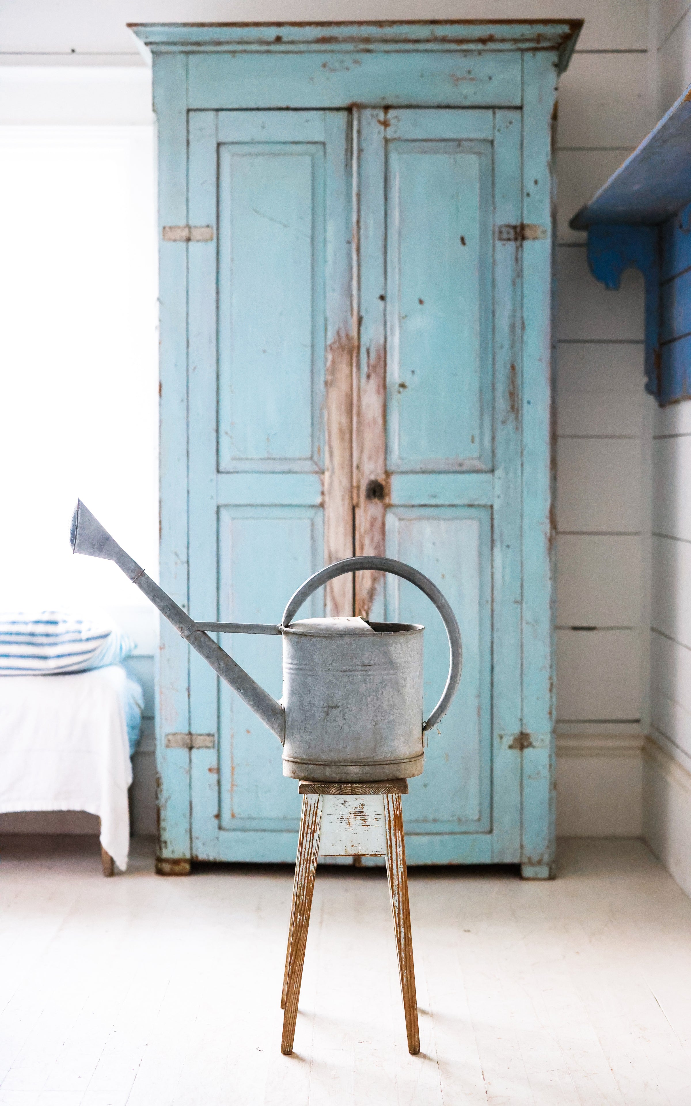Vintage French Zinc Watering Can