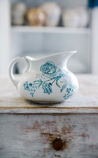 Vintage French Stoneware Pitcher