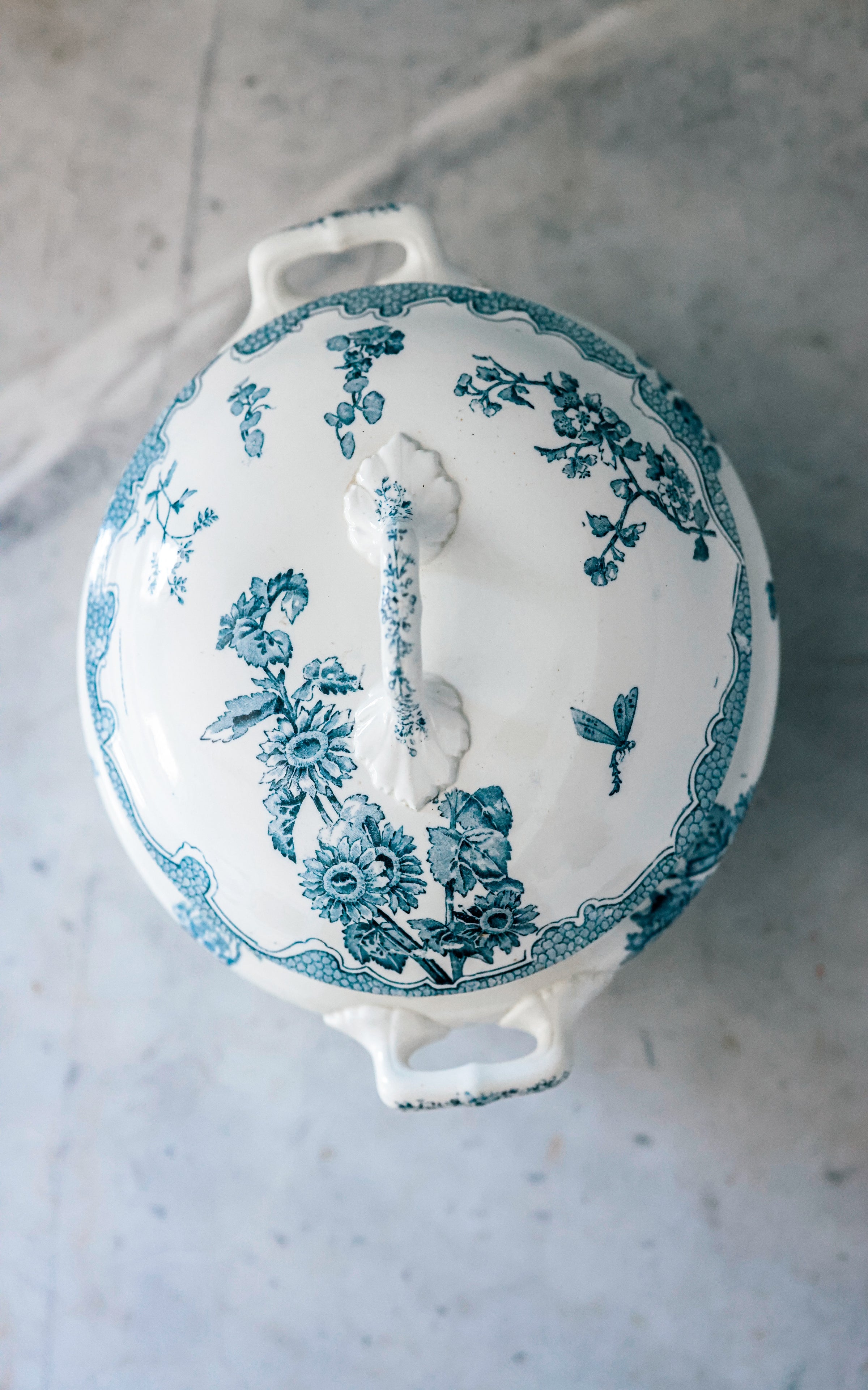 Vintage French Stoneware Tureen