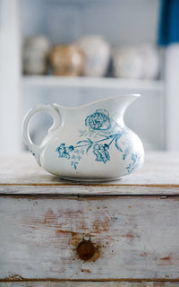 Vintage French Stoneware Pitcher