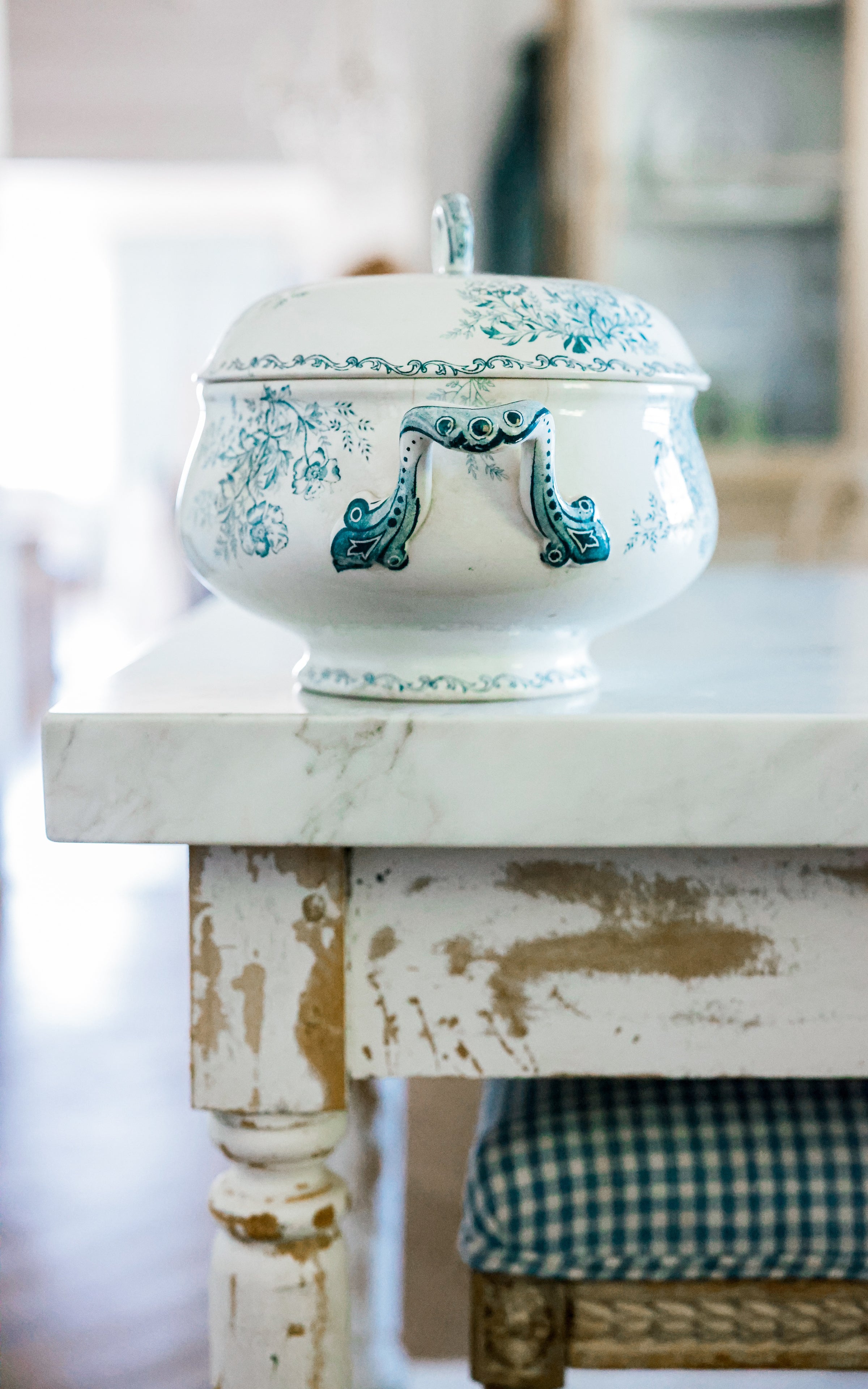 Vintage French Stoneware Tureen